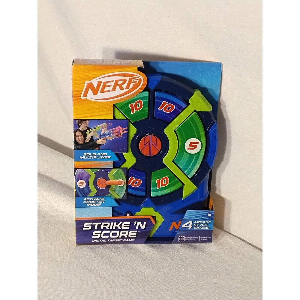 NERF Strike N Score Digital Light-Up Target Game BRAND NEW